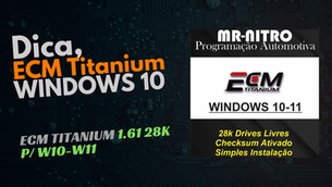 LANÇAMENTO NOVO ECM TITANIUM 1.61 28K P/ W10-W11