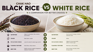Chak Hao Black Rice vs White Rice: Which Is Better for Healthy Living?
