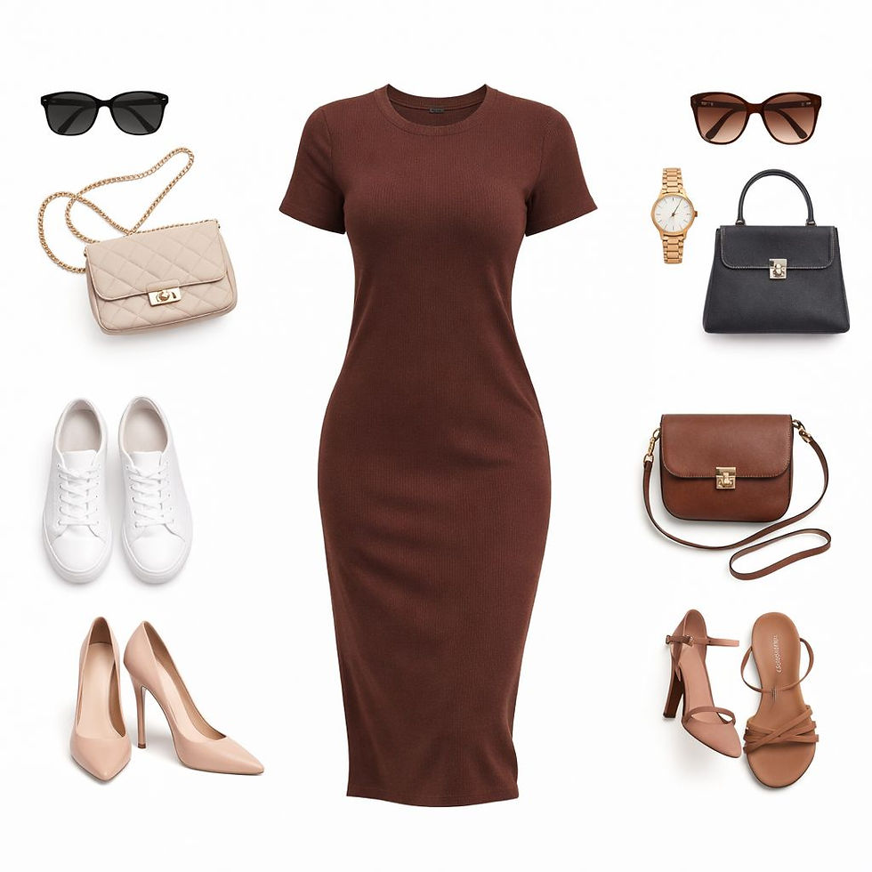 Miniatura: KIT  3 Vestido Canelado Premium