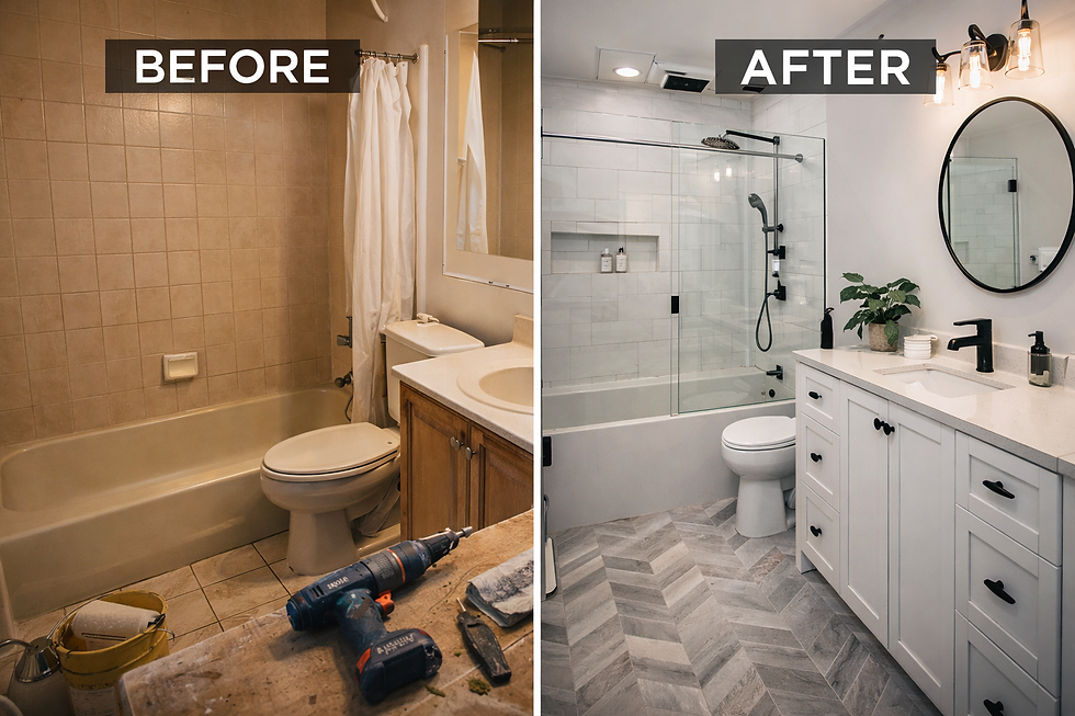 Bathroom renovation in Sault Ste. Marie by Northern Son