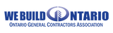 We Build Ontario logo representing the Ontario General Contractors Association affiliation