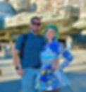 Hosts Jenelle and Tom pictures at Disneyland