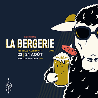 LA BERGERIE FESTIVAL PTBP Garocaro illustration design graphic ledys caroline graphiste bourges illustratrice LOGO instagram