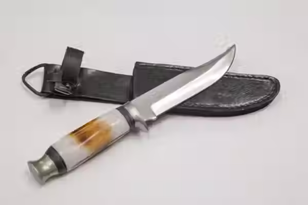 Antler Handle Hunting Fixed Blade