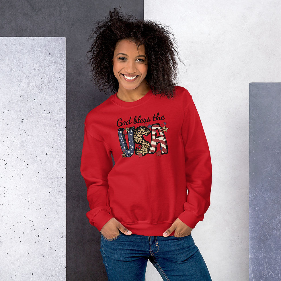 Thumbnail: God Bless The USA Sweatshirt