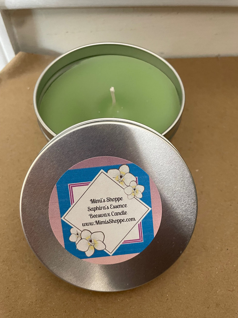 Thumbnail: 6 pkg Beeswax Candle (8 oz) - several aromas to choose