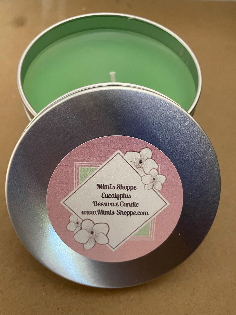 Thumbnail: Beeswax Candle (8 oz) - several aromas to choose 