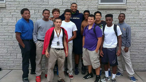 Garry visits MHS