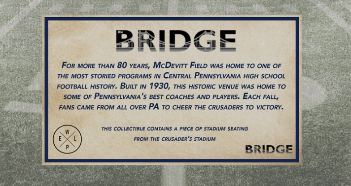 Thumbnail: Former Bishop McDevitt Stadium -Repurposed Bleacher Shadow Box -Rare Collectible