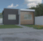 Casas con fachada modelo 2