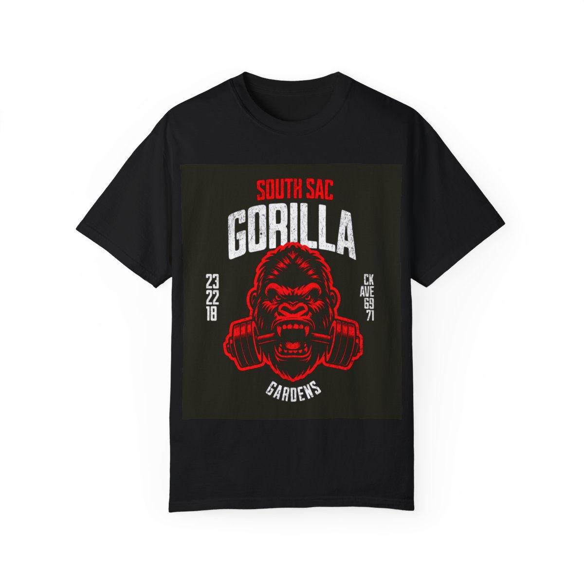 Gorilla Gardens Redside Unisex Garment-Dyed T-shirt