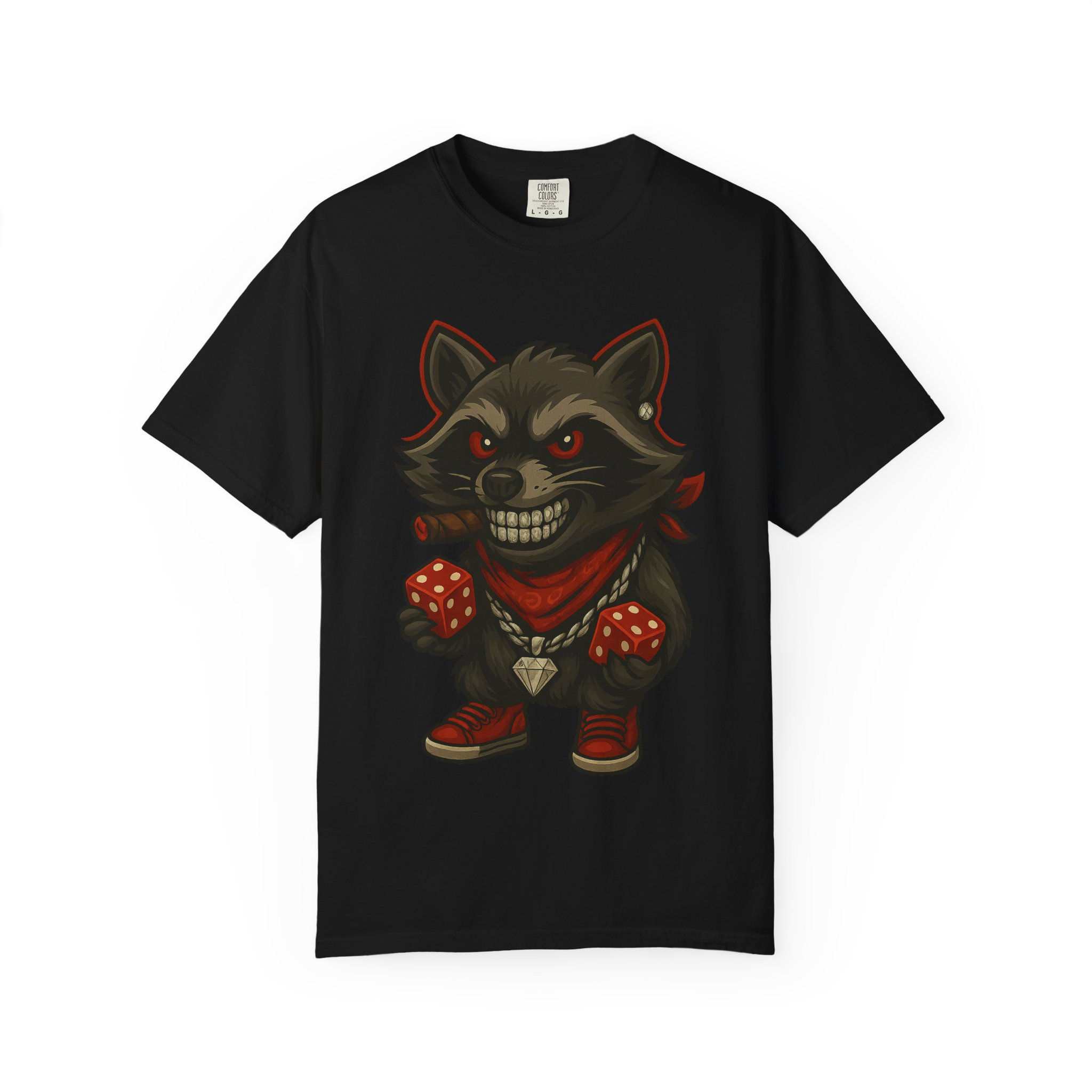 Cool Graphic T-shirt for Trendsetters, Raccoon Design, Streetwear