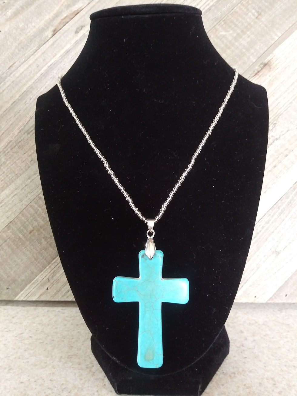 Turquoise Cross Necklace