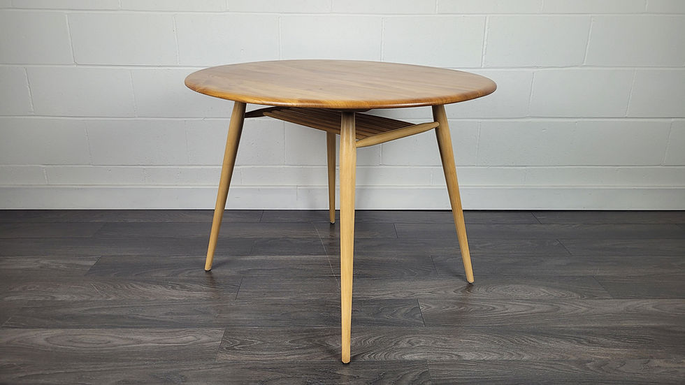 Thumbnail: Ercol Round Breakfast Dining Table, 1960s