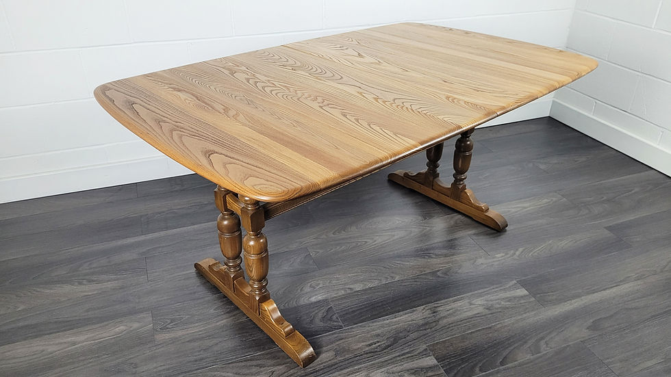 Thumbnail: Ercol Grand Refectory Dining Table, 1990s