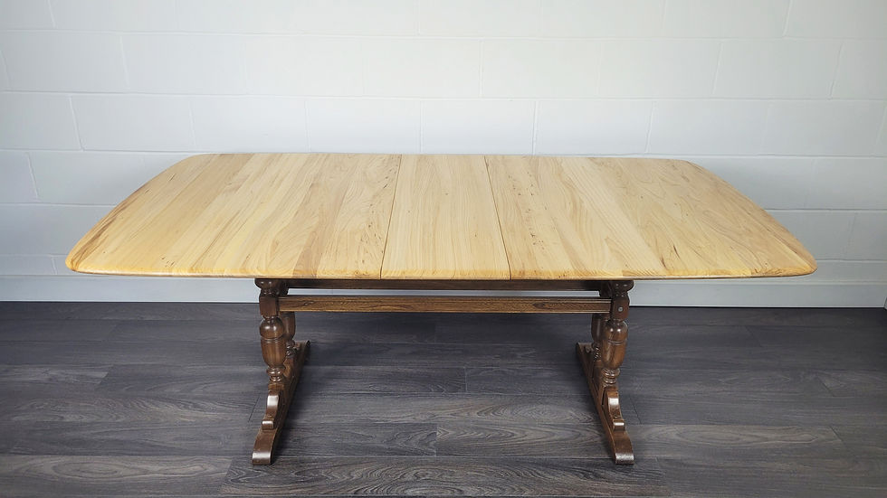 Thumbnail: Ercol Grand Refectory Dining Table, 1990s
