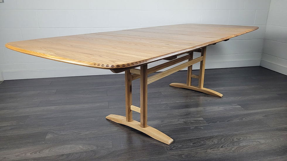 Thumbnail: Ercol Burford Grand Triple Extending Dining Table, 1990s