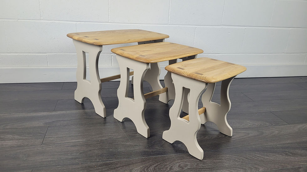 Thumbnail: Ercol Chantry nest of 3 tables