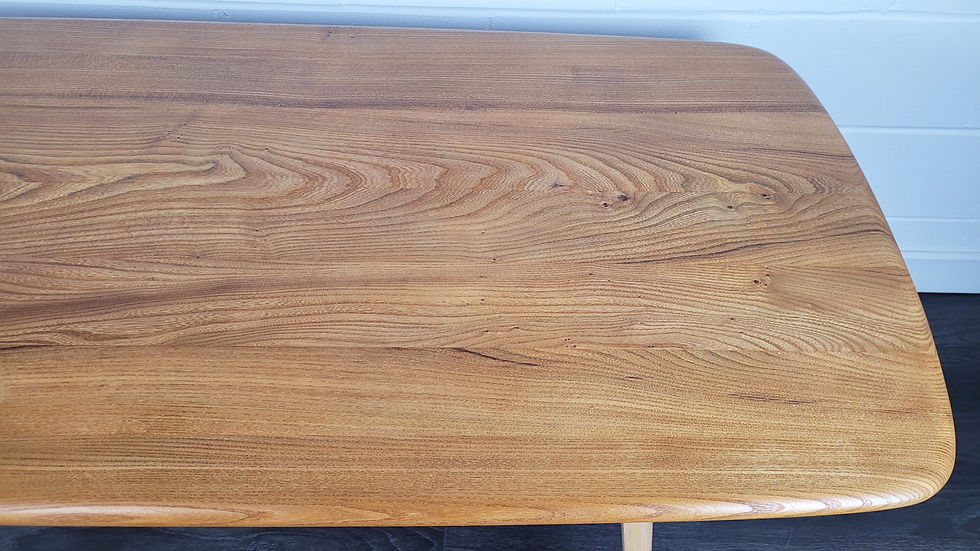 Thumbnail: Ercol Plank Dining Table, 1960s