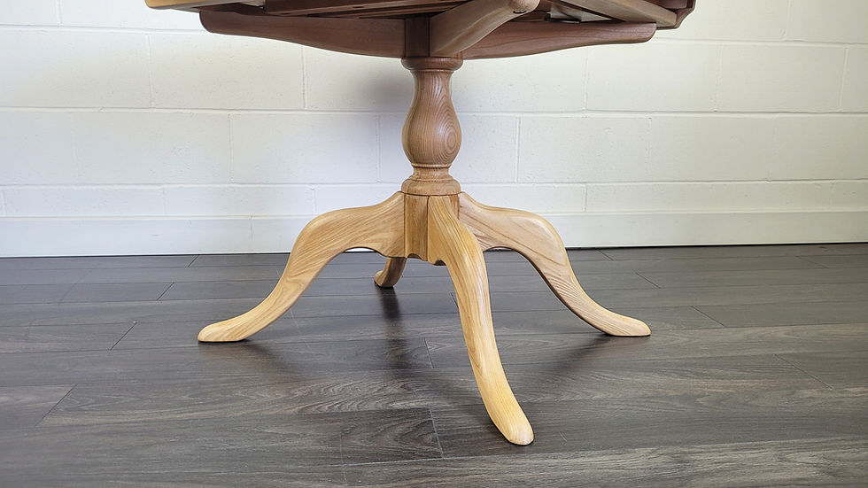 Thumbnail: Ercol Chester Pedestal Extending Dining Table, 2000s