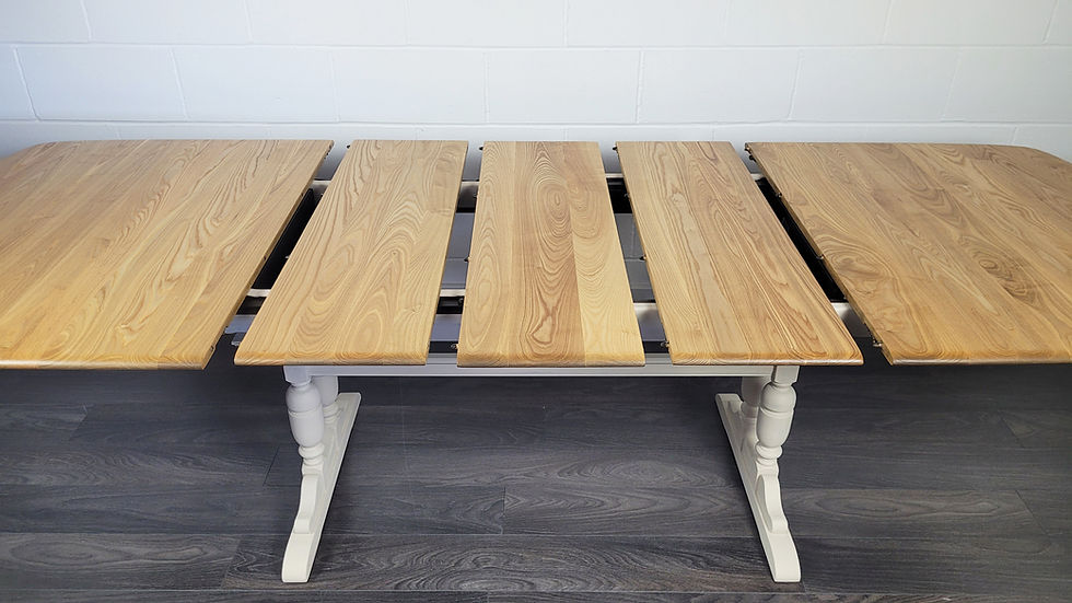 Thumbnail: Ercol Grand Refectory Dining Table, 1990s