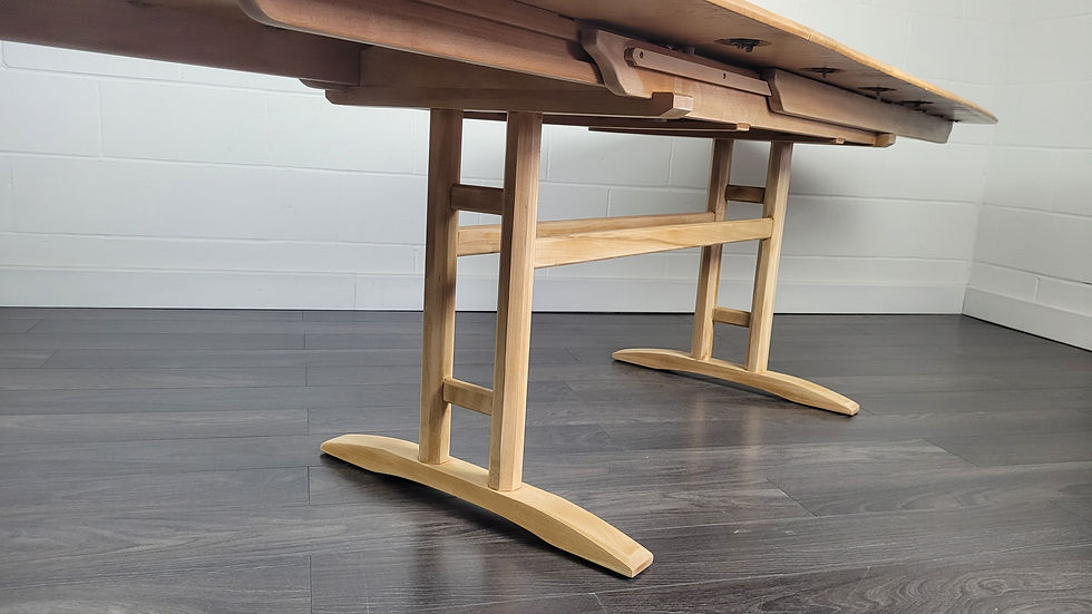 Thumbnail: Ercol Burford Grand Triple Extending Dining Table, 1990s