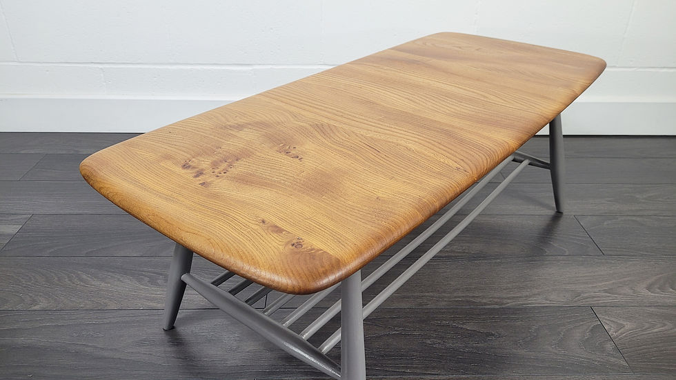 Thumbnail: Ercol Grey Leg Coffee Table, 1970s
