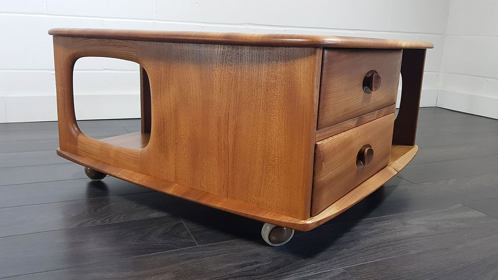 Thumbnail: Ercol Pandora's Box Coffee Table, 1980s