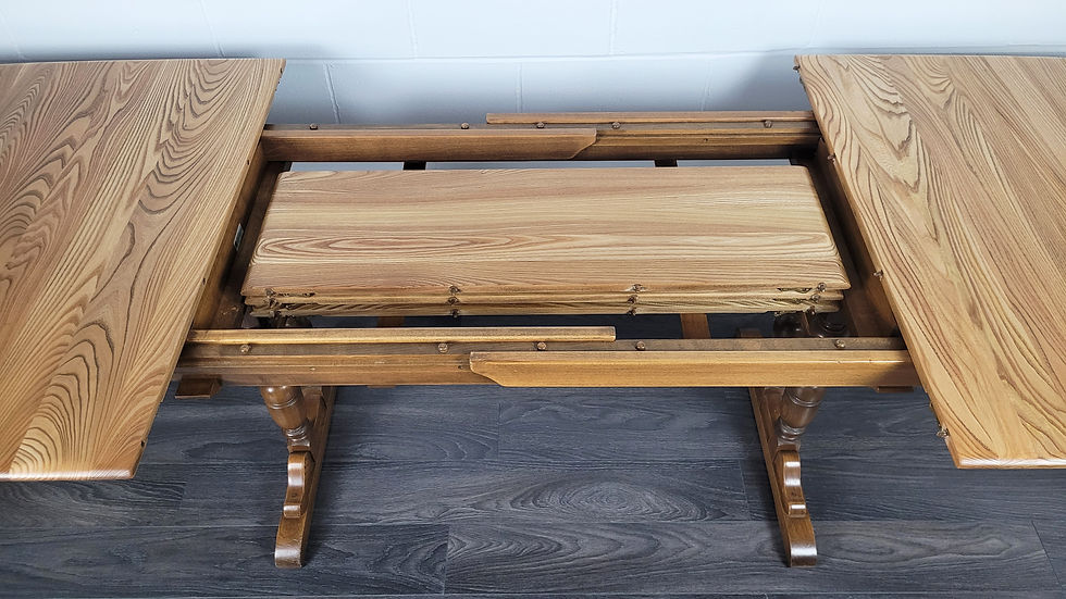 Thumbnail: Ercol Grand Refectory Dining Table, 1990s