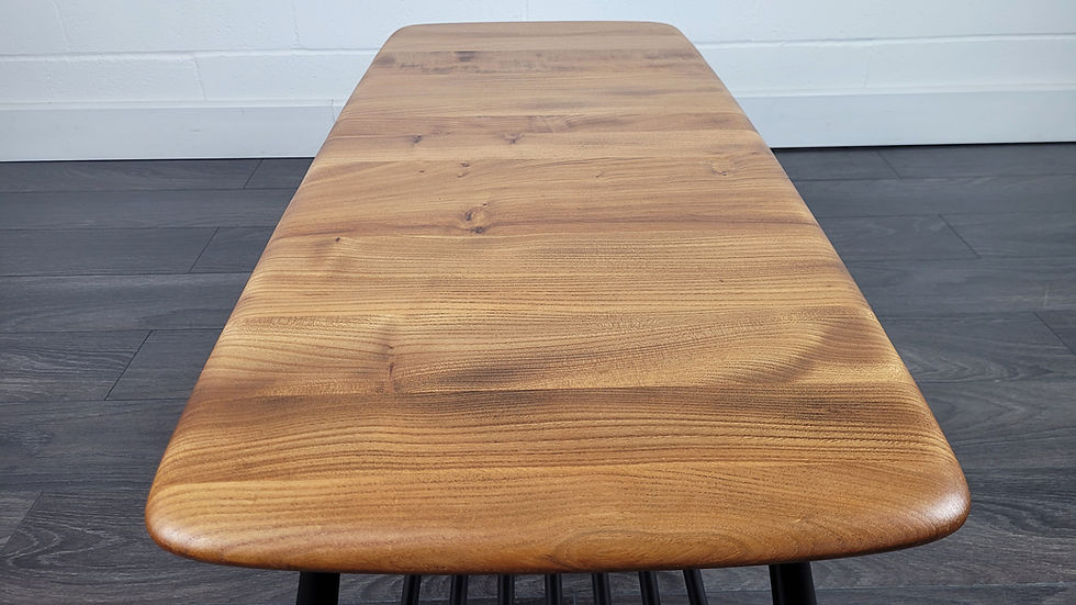 Thumbnail: Ercol Black Leg Coffee Table, 1970s