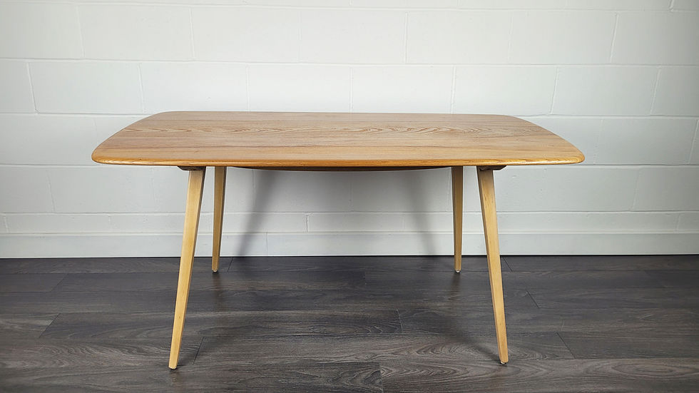 Thumbnail: Ercol Plank Dining Table, 1960s