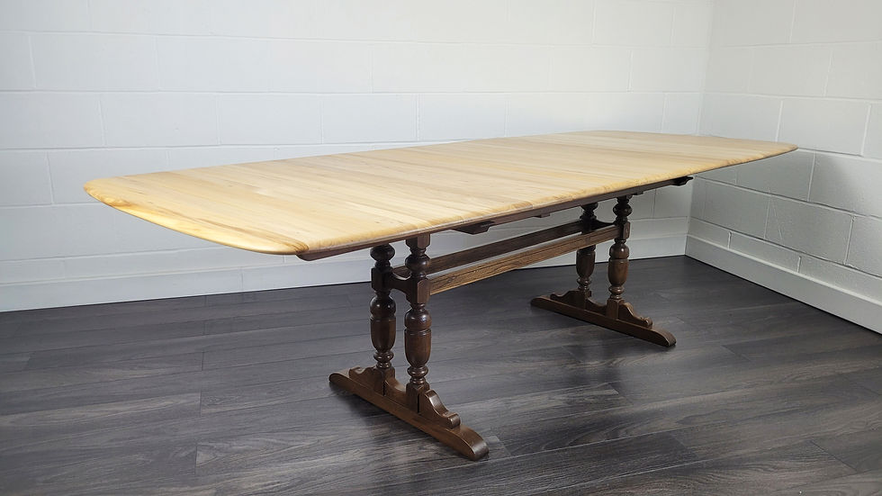 Thumbnail: Ercol Grand Refectory Dining Table, 1990s