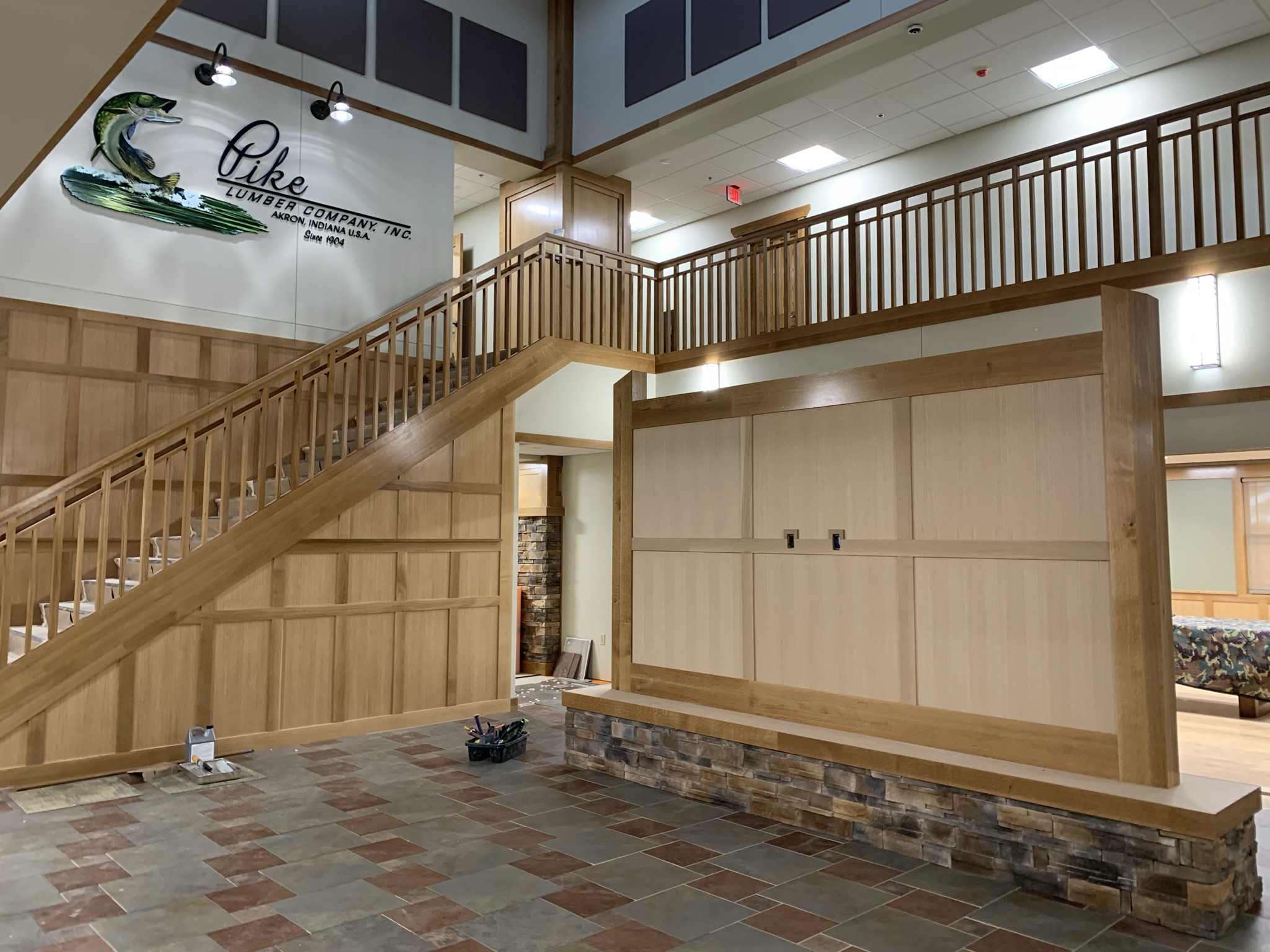 Entryways and mailboxes masonry project 4