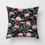 Thumbnail: Vintage Flower Tropical Leaves Cushion Cover