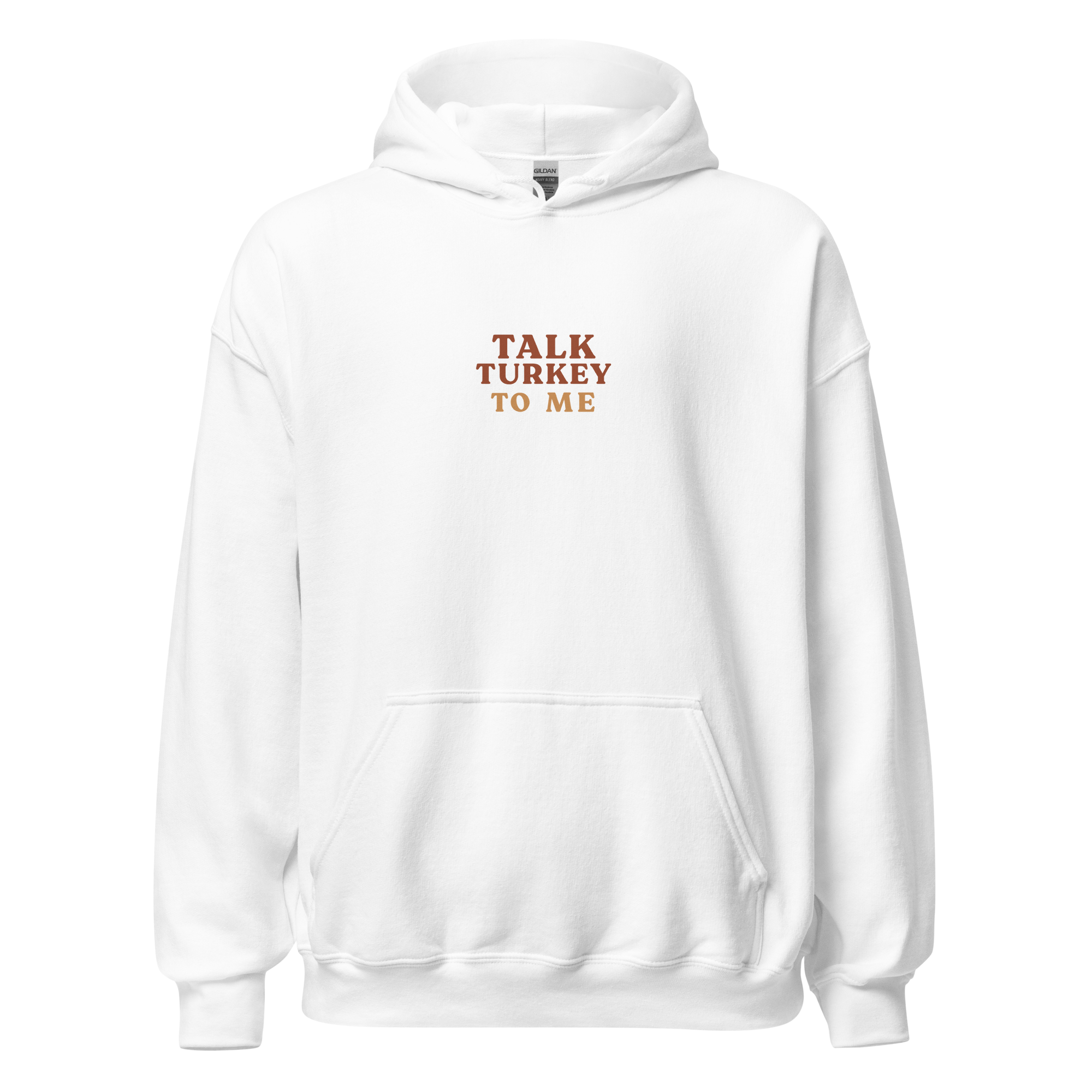 Talk Turkey To Me Unisex Heavy Blend Hoodie | Gildan 18500