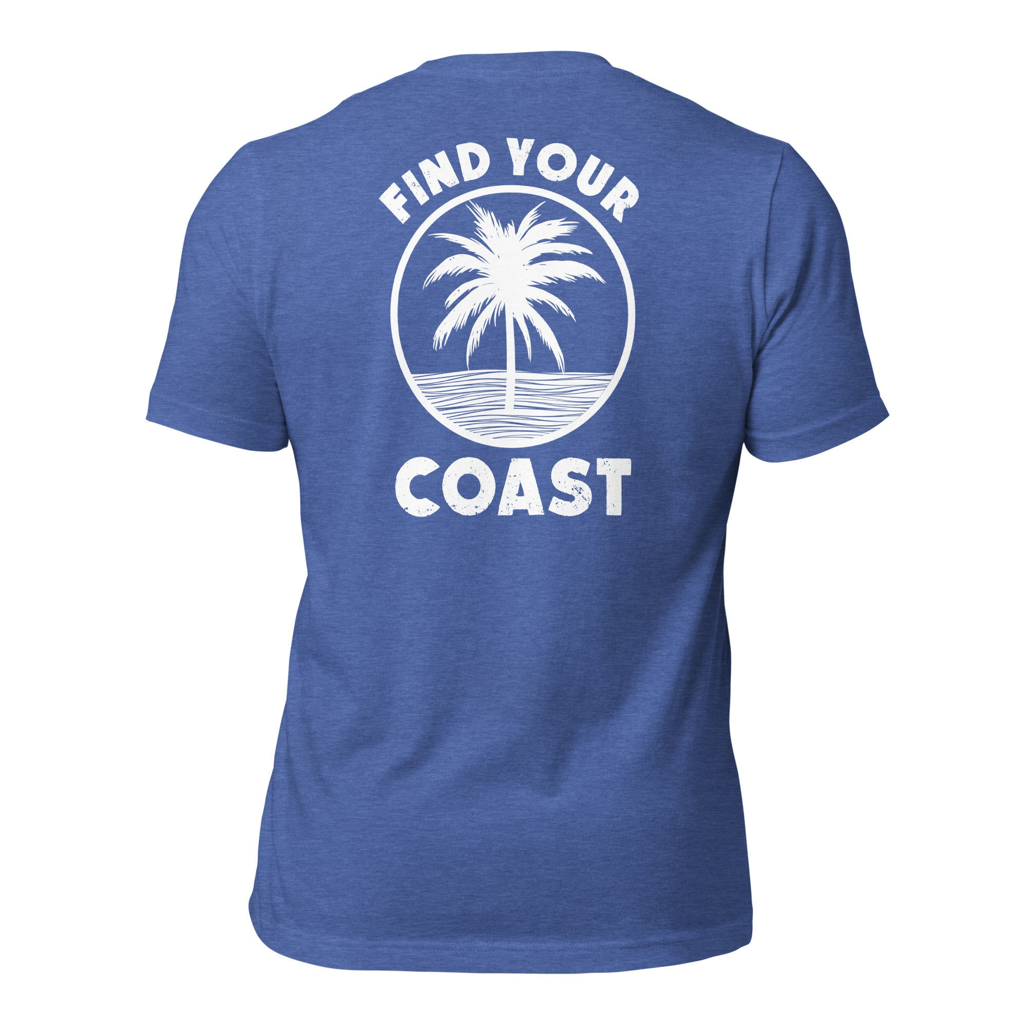 Find Your Coast® Palms Coastal Comfort Back Print Tees