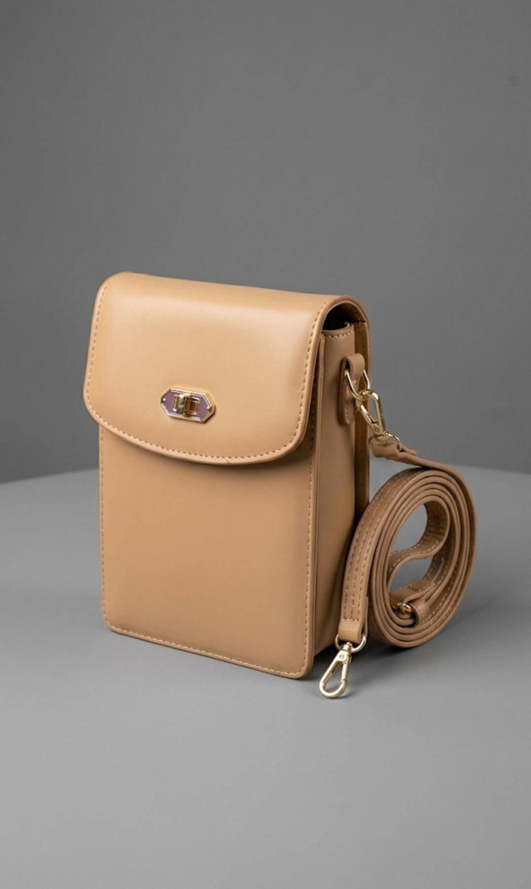 BOLSA FEMININA DE LADO BEGE - BC-0256