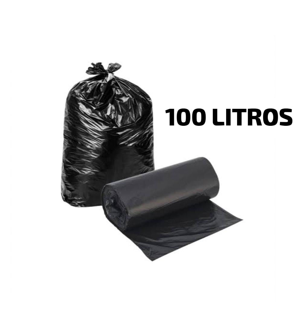 SACOLA DE LIXO 100L C/ 10PÇS