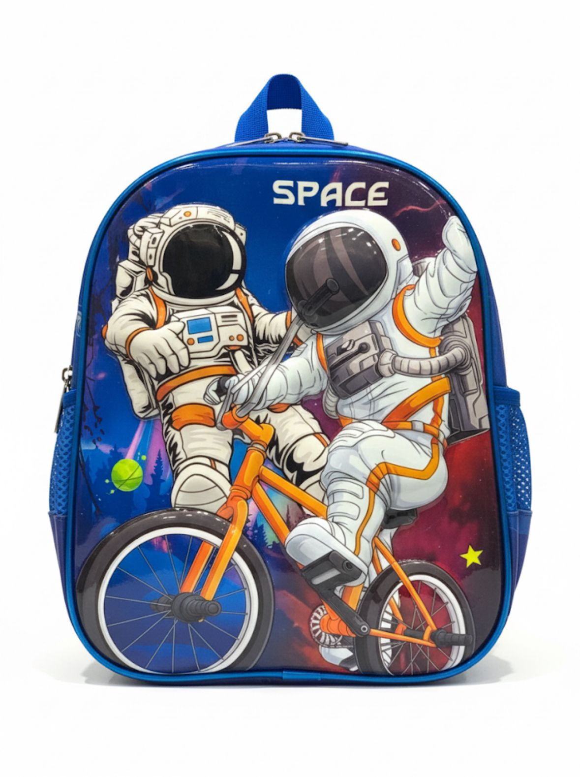 MOCHILA ASTRONAUTA ANDANDO DE BICICLETA- DM-A125