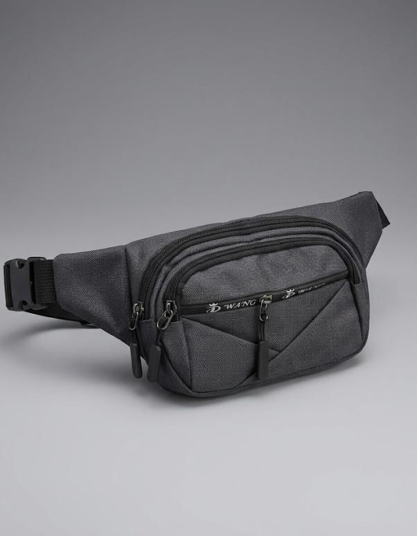 BOLSA MASCULINA COR CINZA - DM-A049