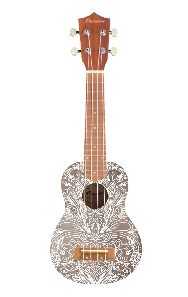 Miniatura: UKULELE BAMBOO SOPRANO U-21-ELIXIR-S