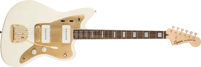 GUITARRA ELECTRICA FENDER SQUIER 40TH ANNIVERSARY JAZZMASTER®, GOLD EDITION, DIA