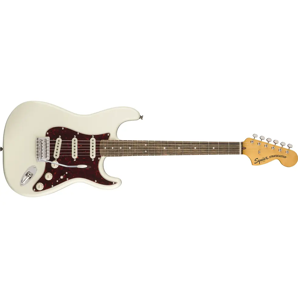 Miniatura: Guitarra Eléctrica Fender Squier CV 70s Strat Blanco LRL TSPG