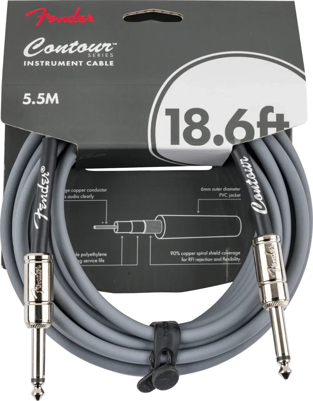 Cable Fender Contour 6 metros plata 18.6FT 0990571824