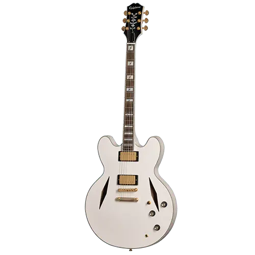 Guitarra Electrica Epiphone ETSEWABWGH3 Emily Wolfe "White Wolfe" Sheraton