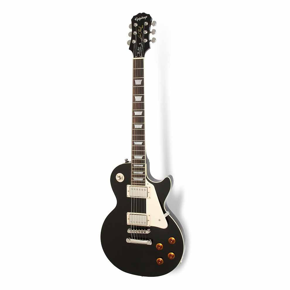 Guitarra Electrica Epiphone Les Paul Ens-Ebch1 Standard Ebony Ch Hdwe