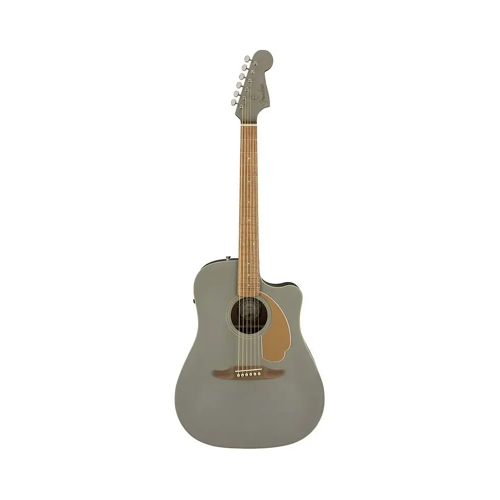 GUITARRA EQ FENDER PLR REDONDO FOLK GRIS