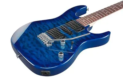 Miniatura: Guitarra Electrica Ibanez Grx70Qa-Transparent Blue Burst
