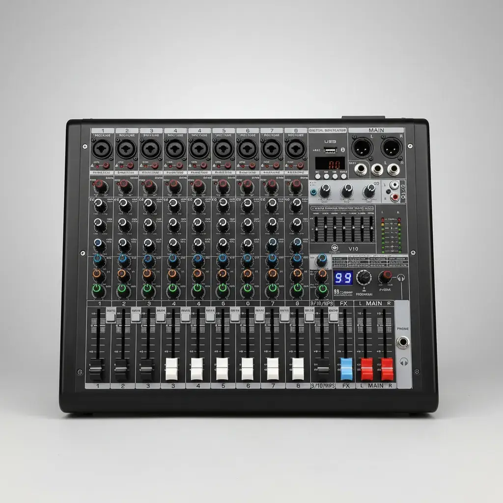 Aurora AVX VX10 — Mixer Análogo de 10 Canales con Efectos