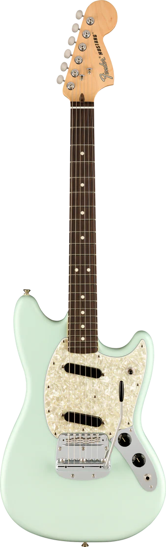 GUITARRA ELEC FENDER AM PERF MUSTANG AZUL P/ROSA